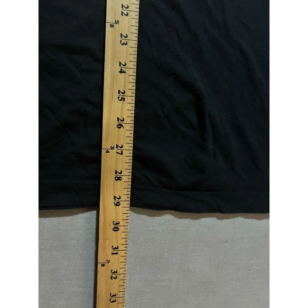 True Religion Shirt XL Black Buddha Logo‎ Pullover Short Sleeve Mens.
